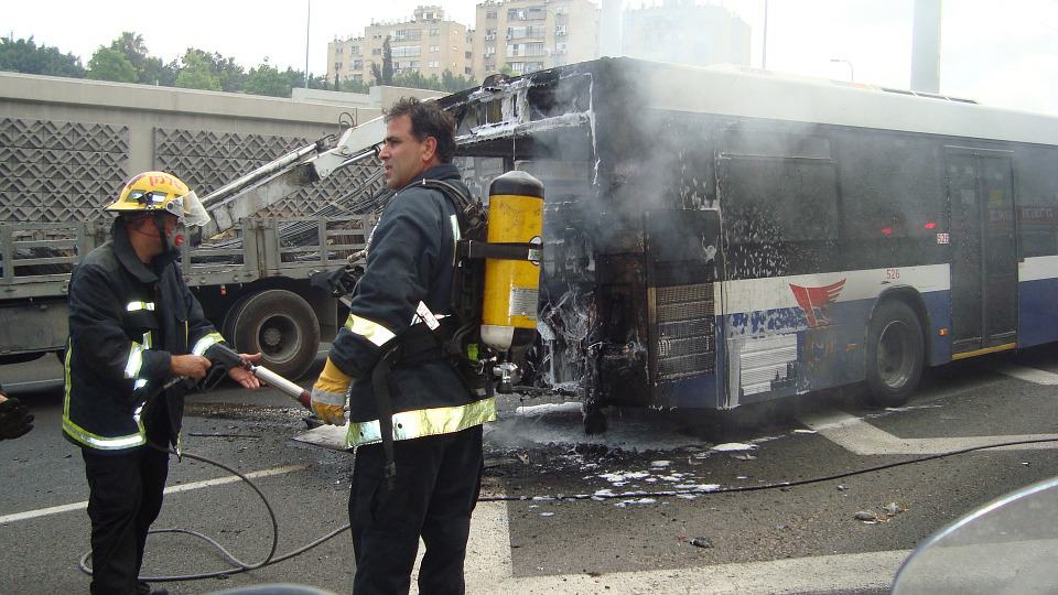 Bus Accident on the Highway