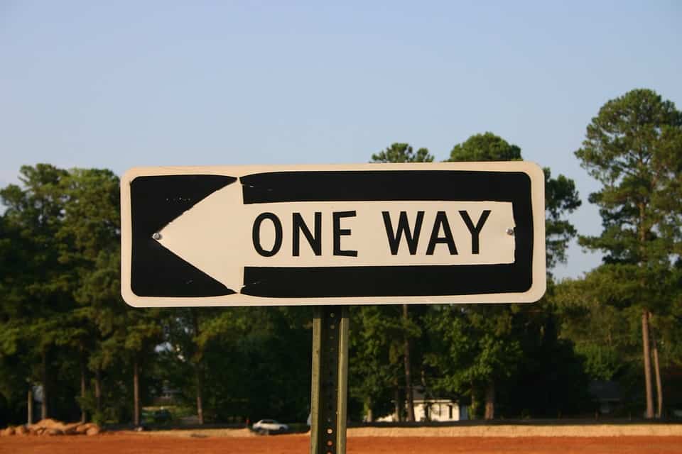 One Way Street Sign