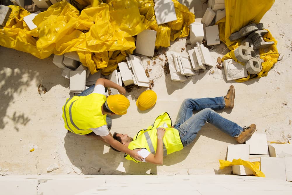 Fallen Construction Worker