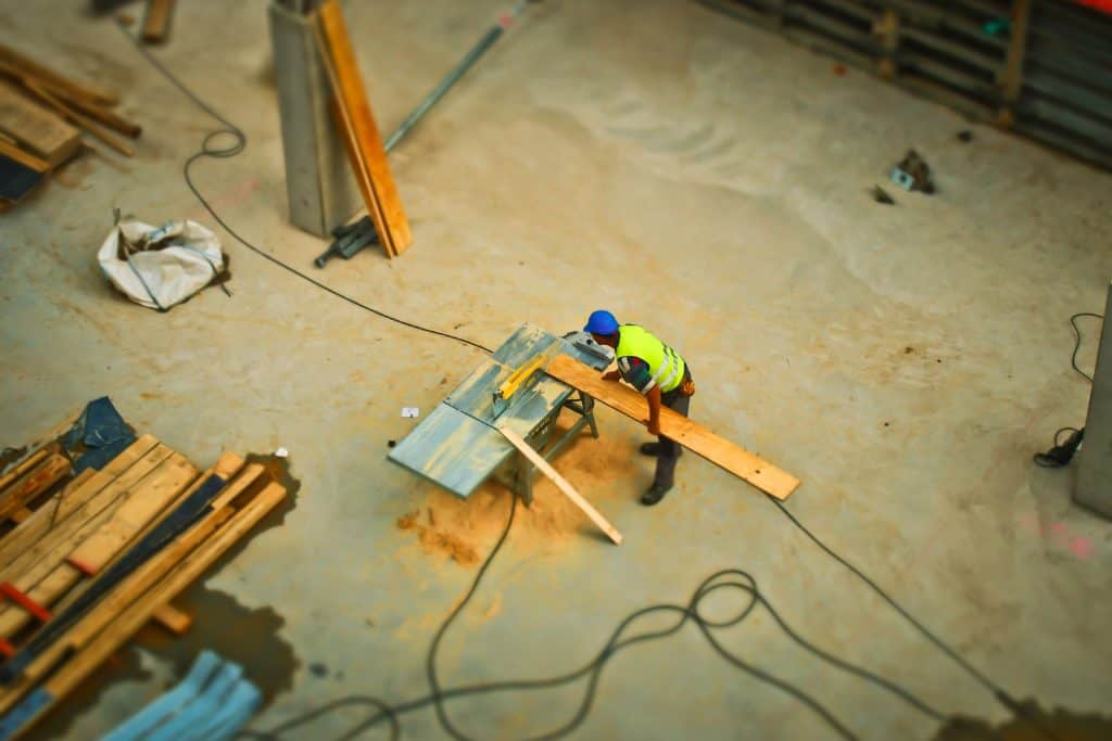 construction worker on a construction site