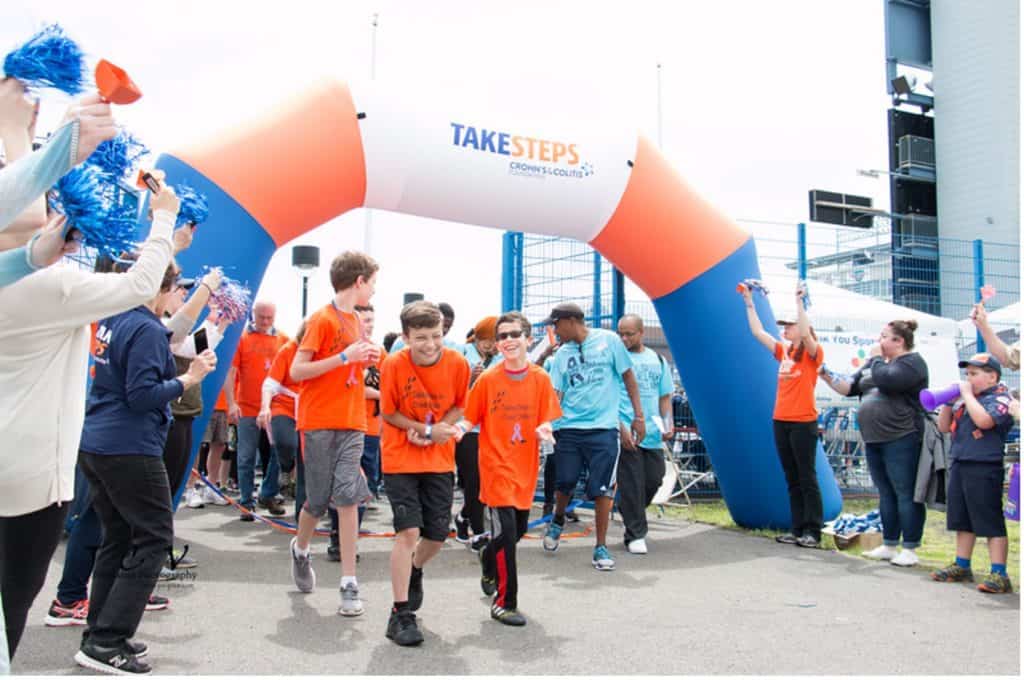 Start of the Pittsburgh Take Steps Walk.